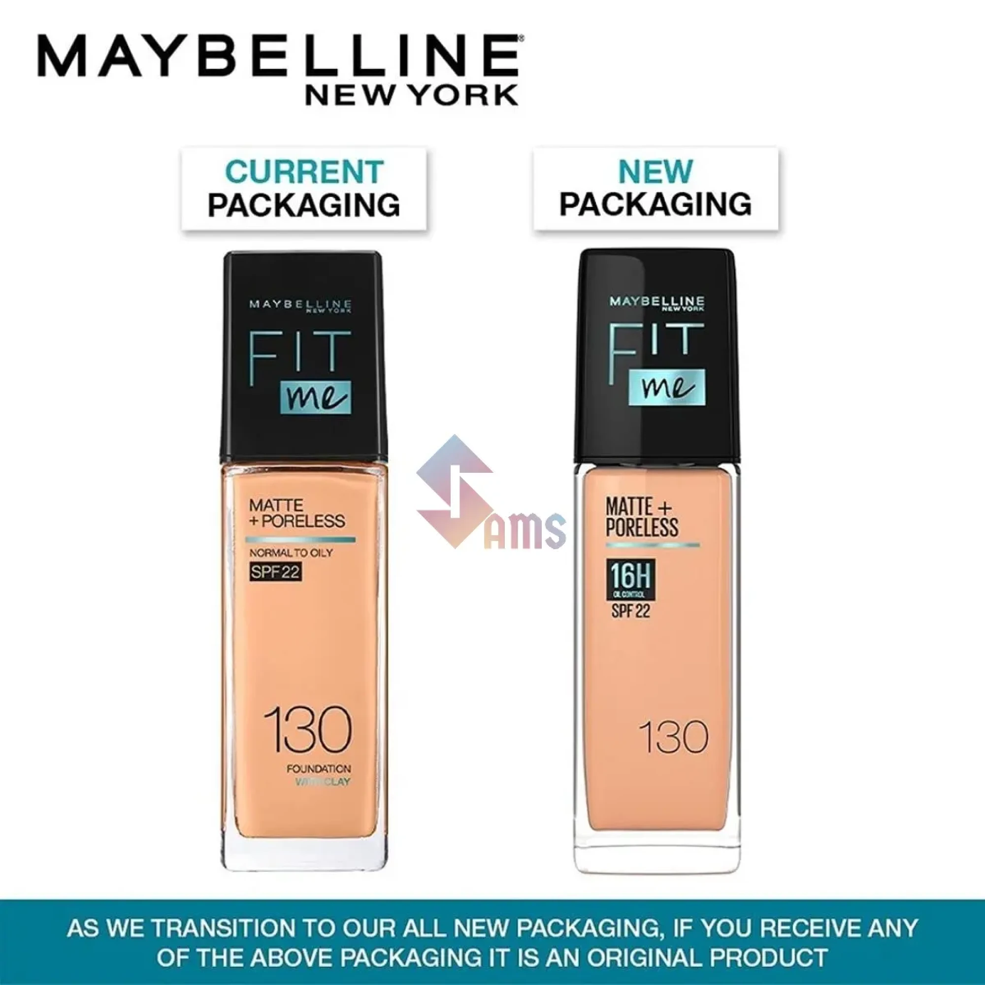 Maybelline Fit Me Matte Poreless Foudation 130 Buff Beige1.webp
